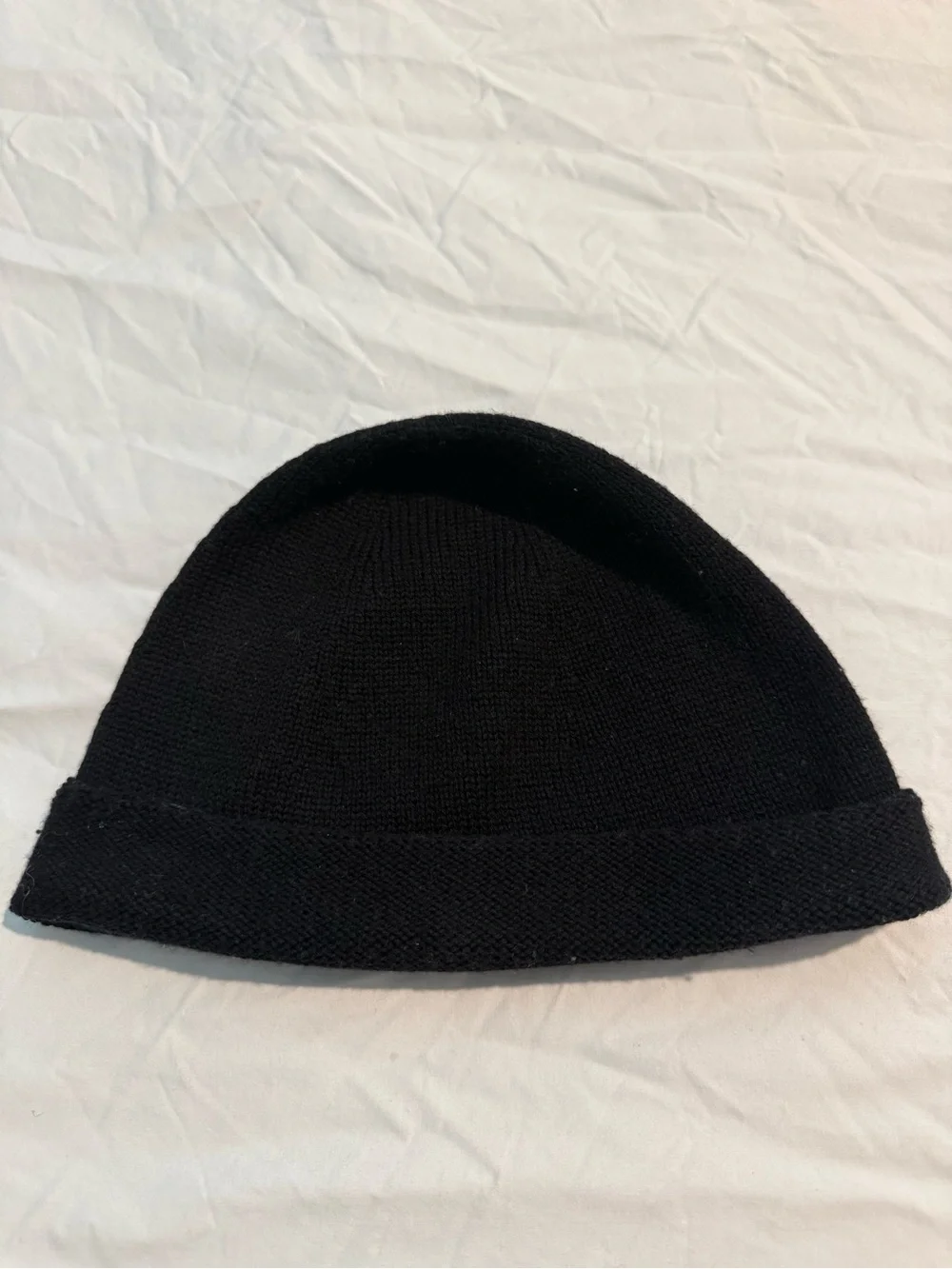Gucci Black Men's Knit Beanie with Green-Red Stripe